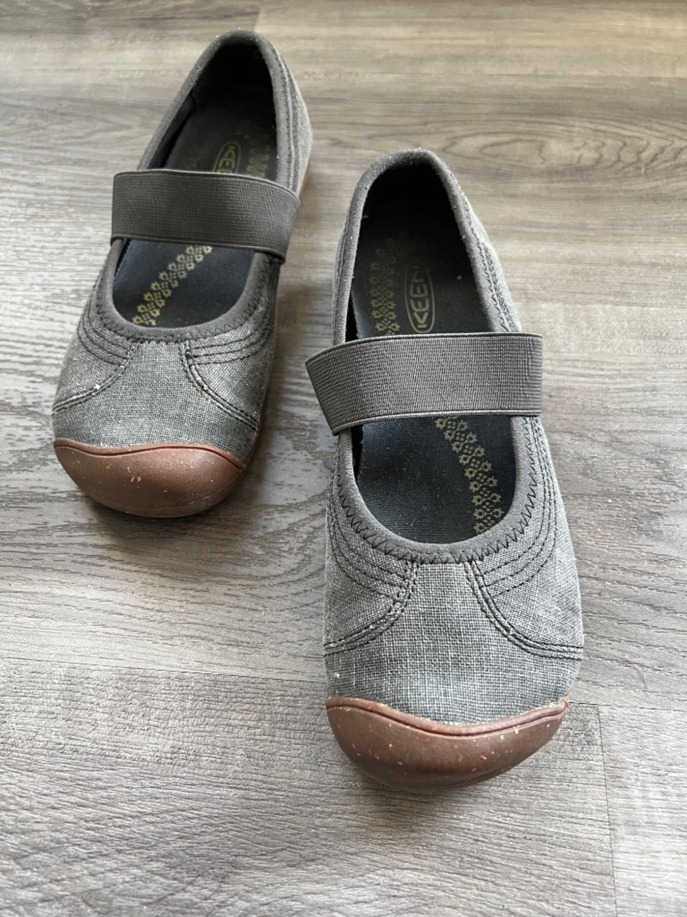 Keen Sienna Mary Janes - Gray